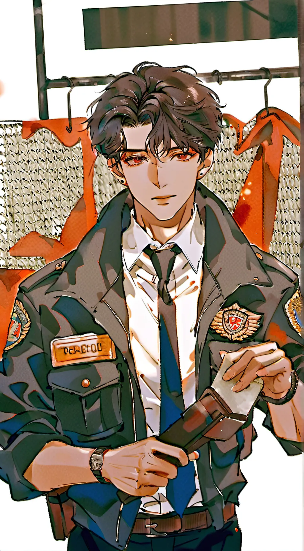 ai character: Shin Gray  background