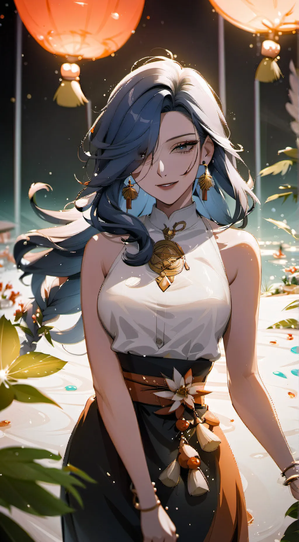 ai character: Luna background