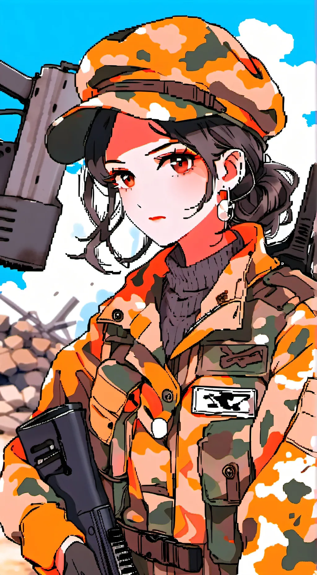 ai character: Soldier Vivian background