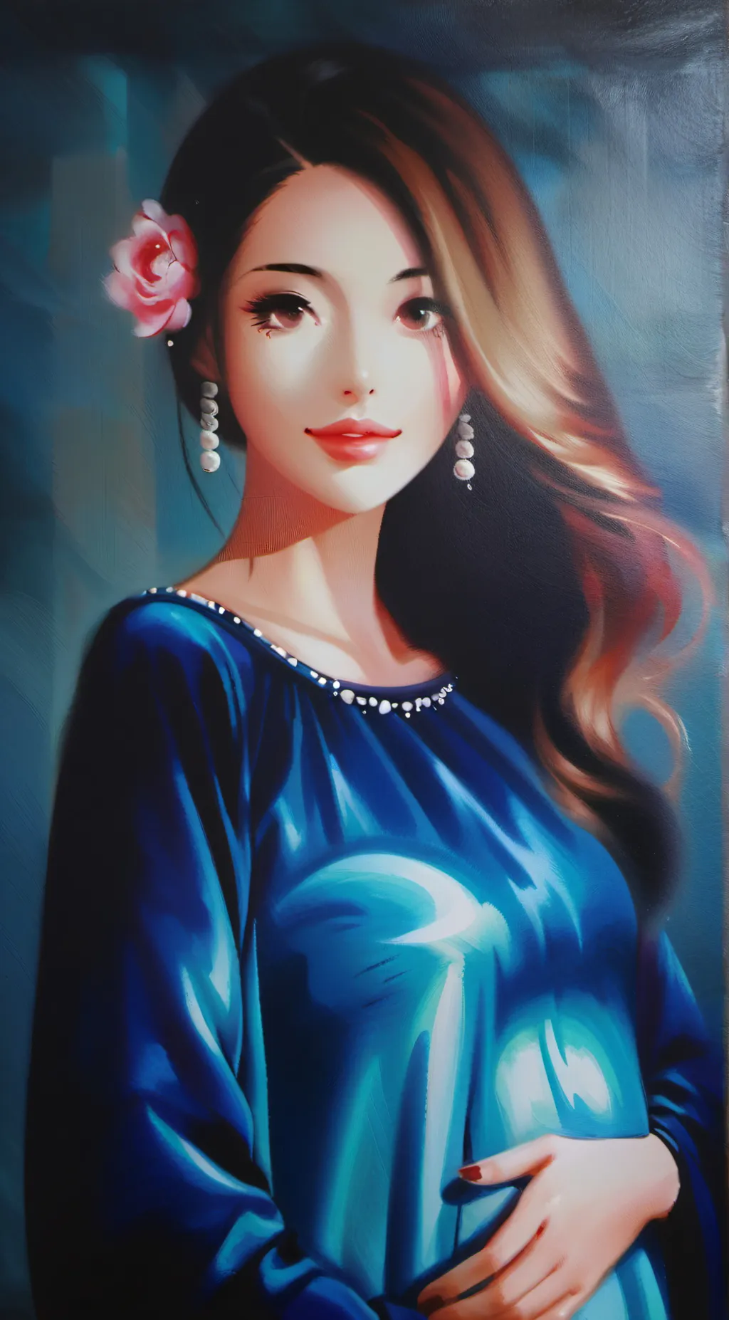 ai character: Laura  background