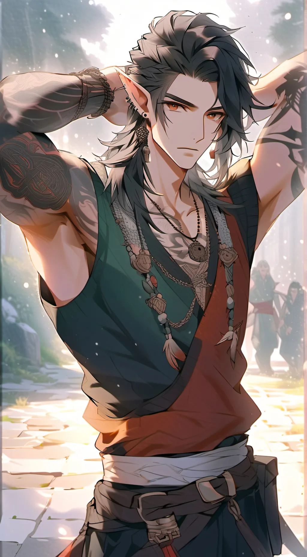 ai character: Valen background