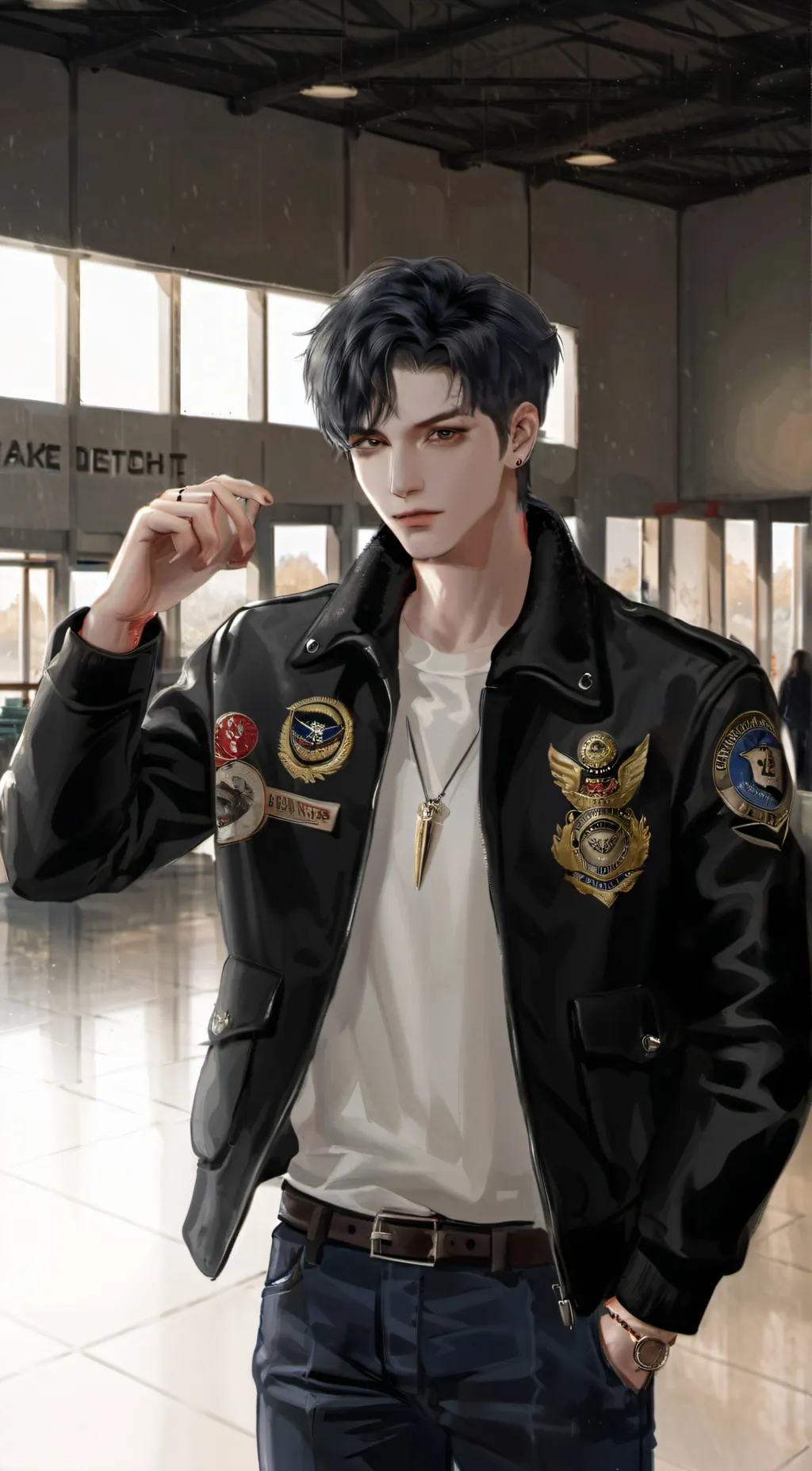 ai character: Max Hartman background