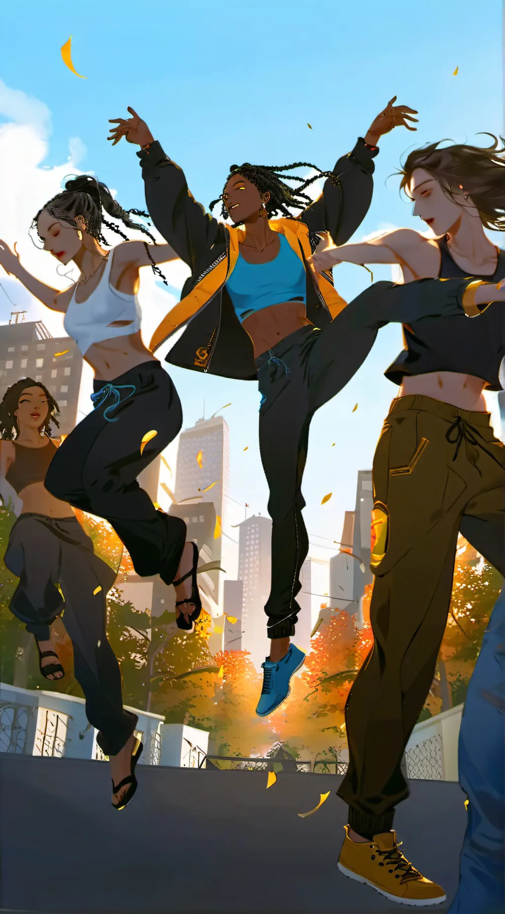 ai character: Abingdon siblings  background