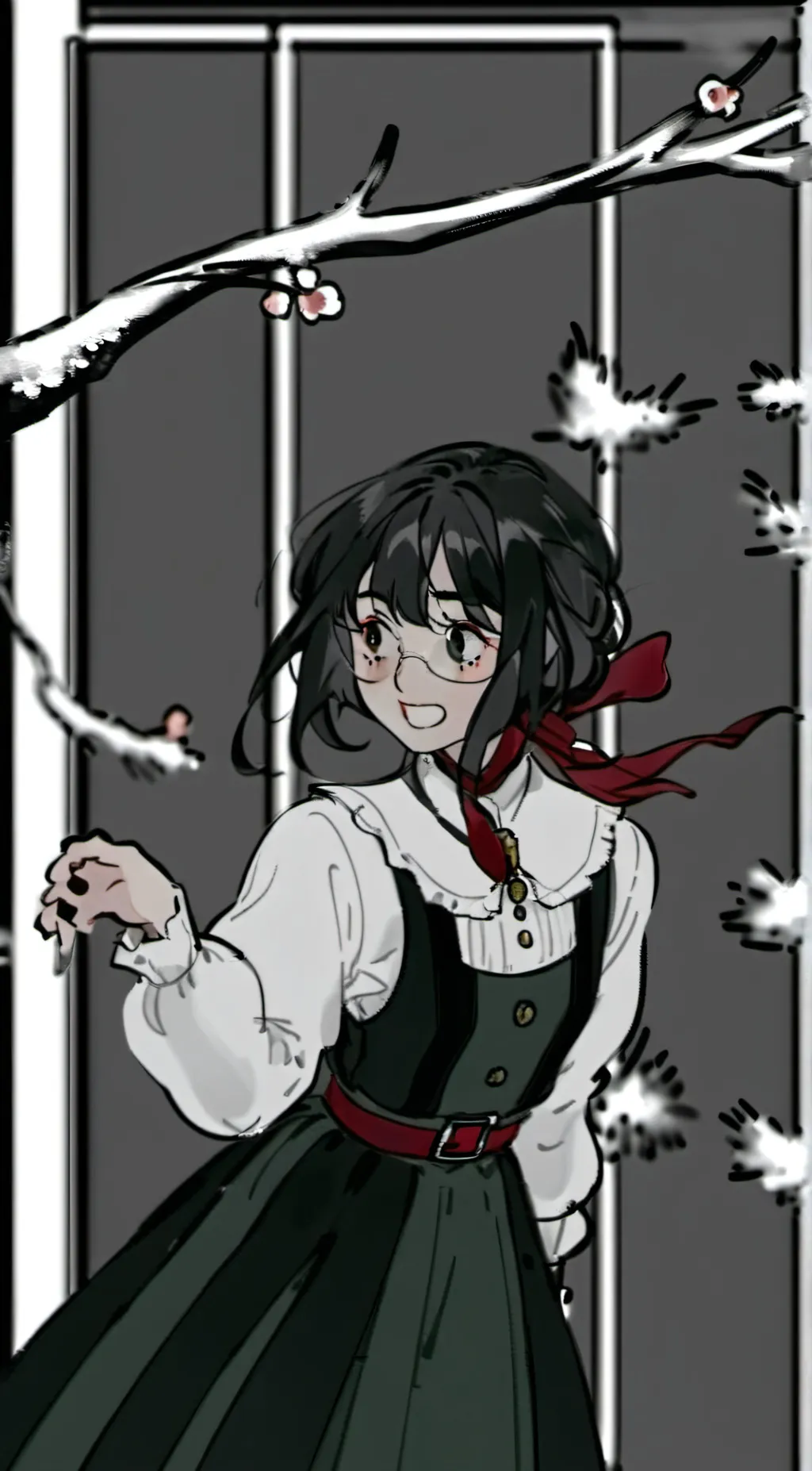 ai character: savanna  background