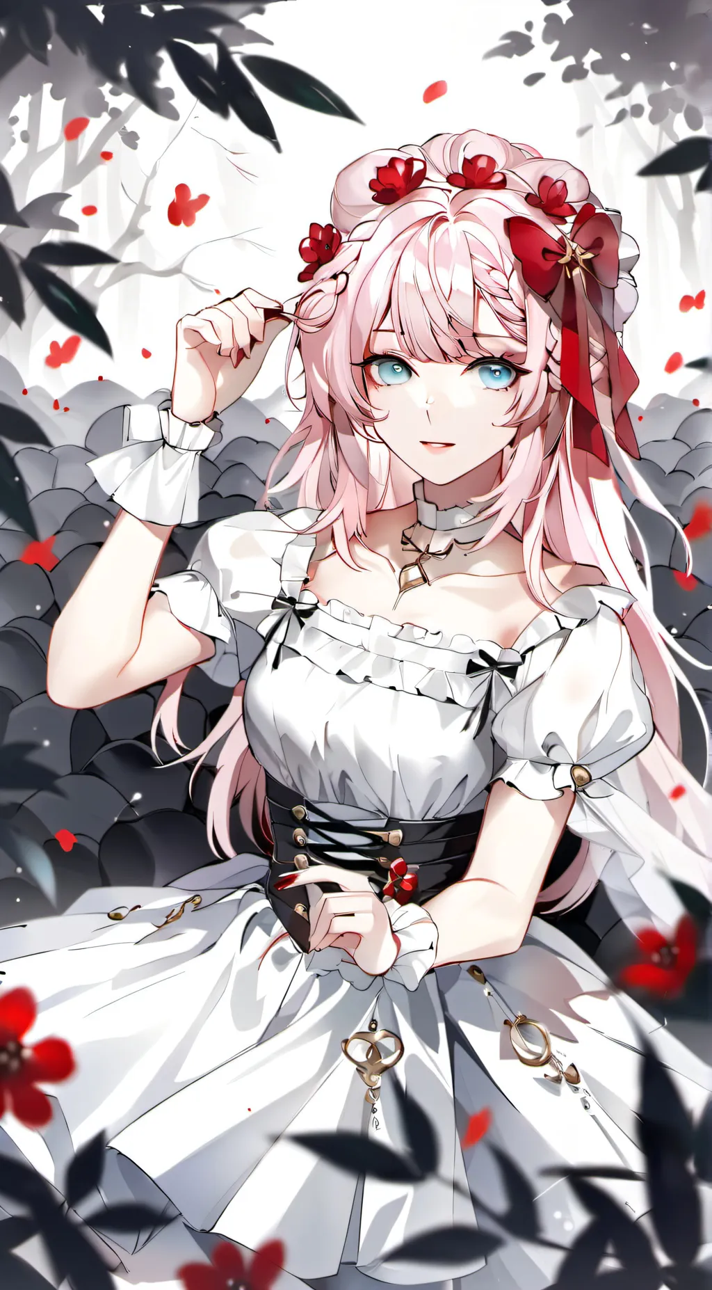 ai character: lily background