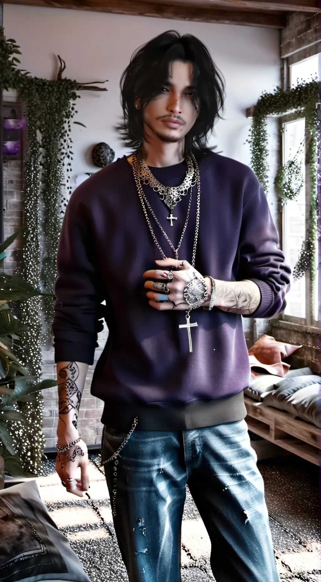 ai character: Andrew Woods background