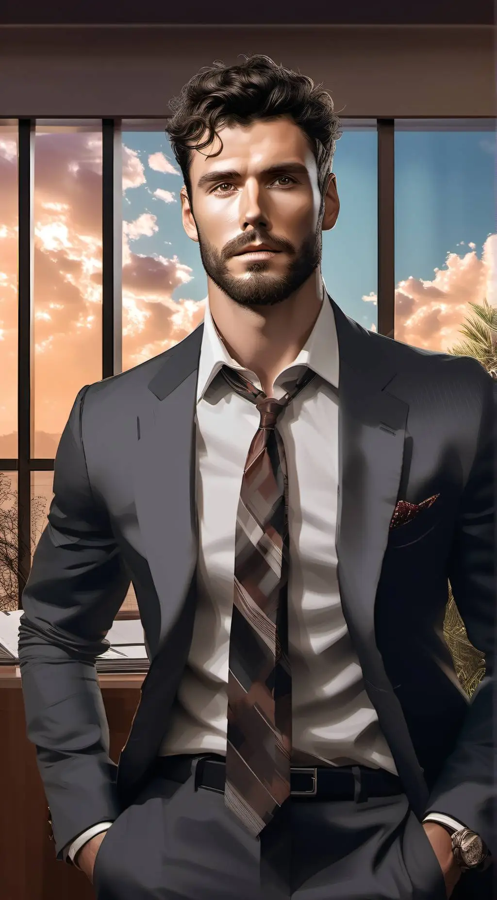 ai character: Adam Davis background