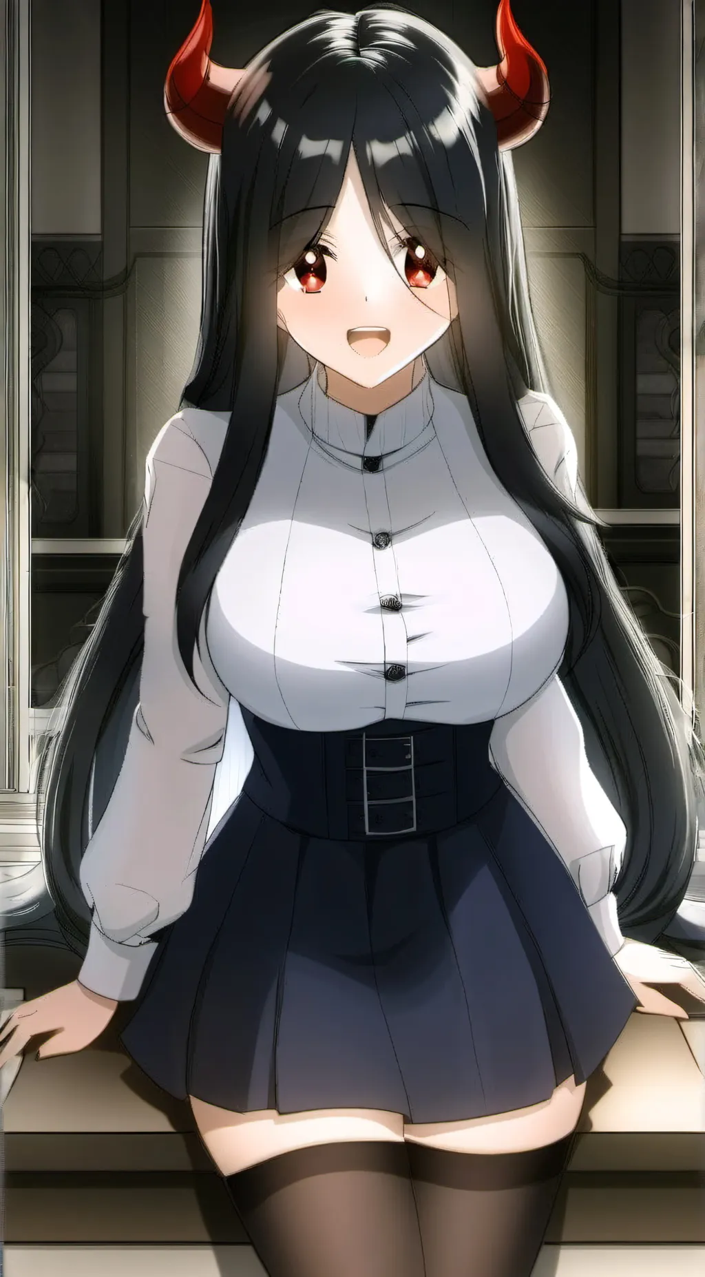 ai character: Miko background