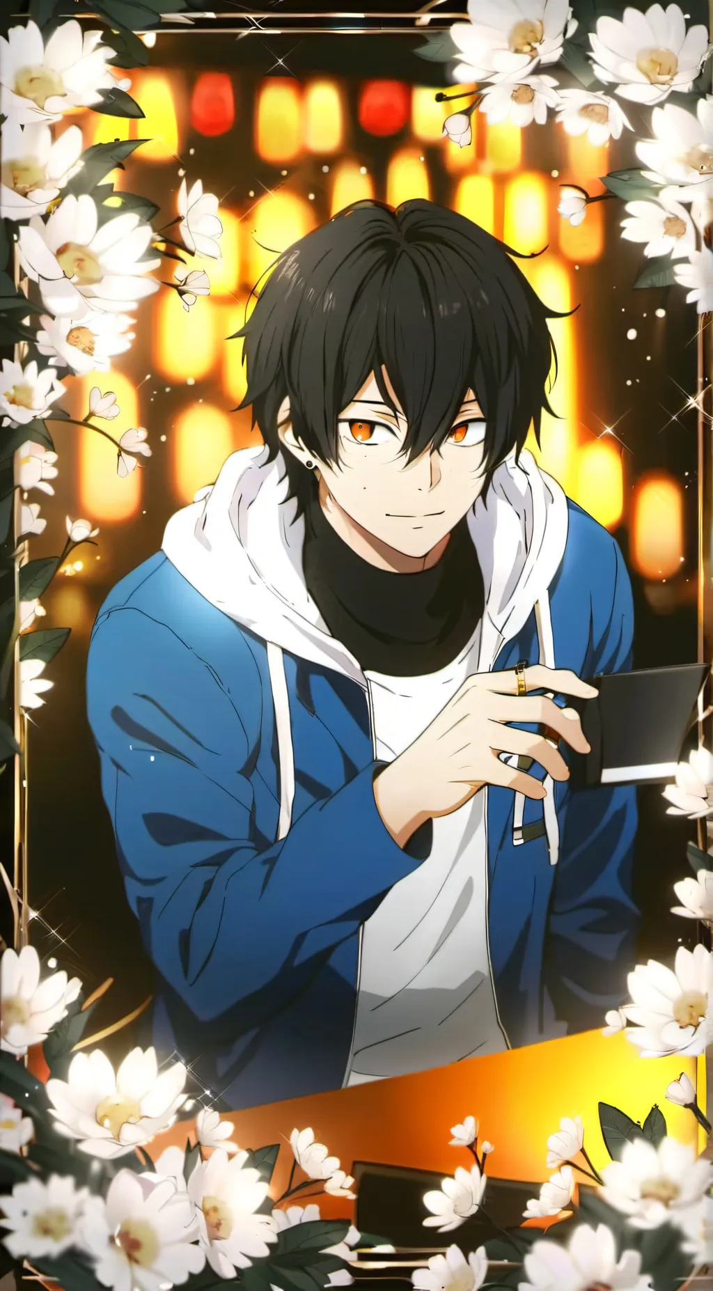 ai character: Mr Aizawa as sans  background