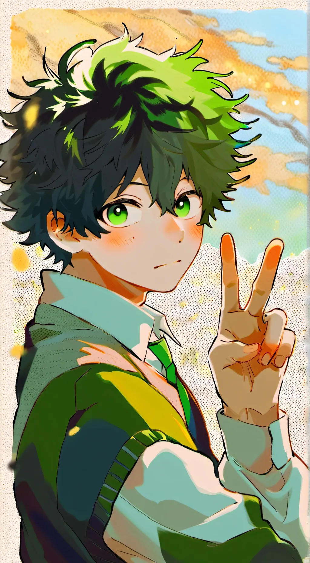 ai character: Class 1-A background