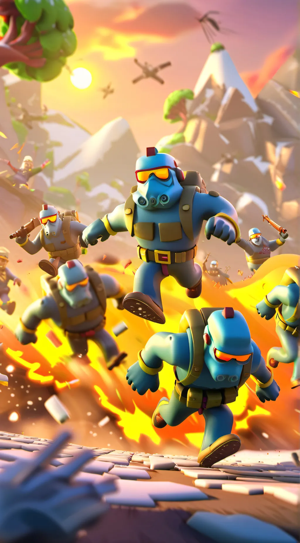 ai character: Dimension Gears background