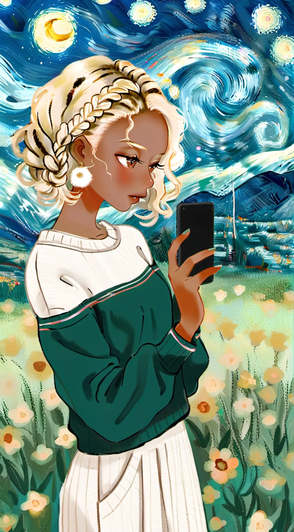 ai character: Trinity background