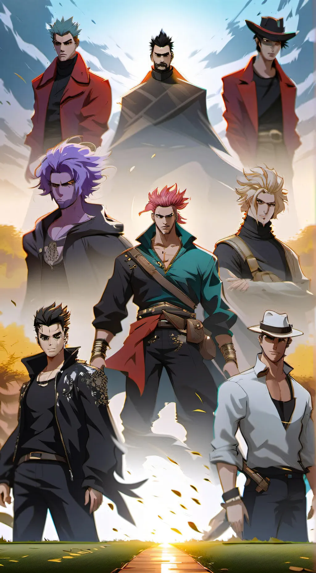 ai character: Jojo Villain house background