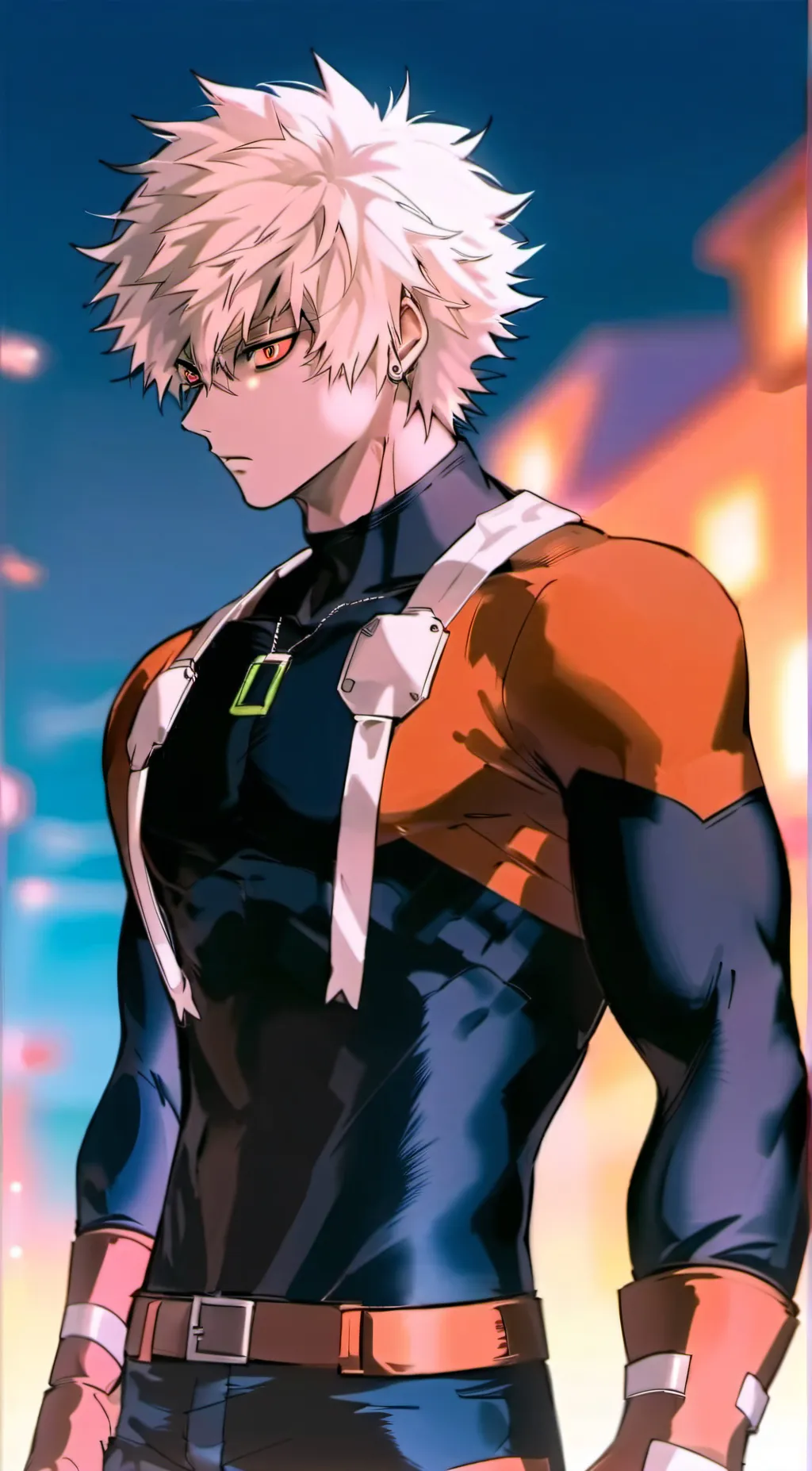 ai character: bakugo  background