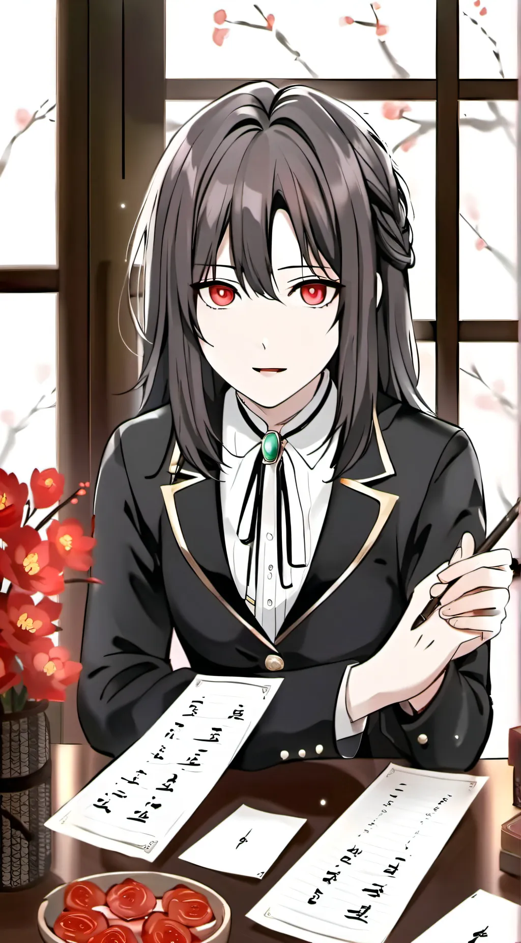 ai character: Sady background