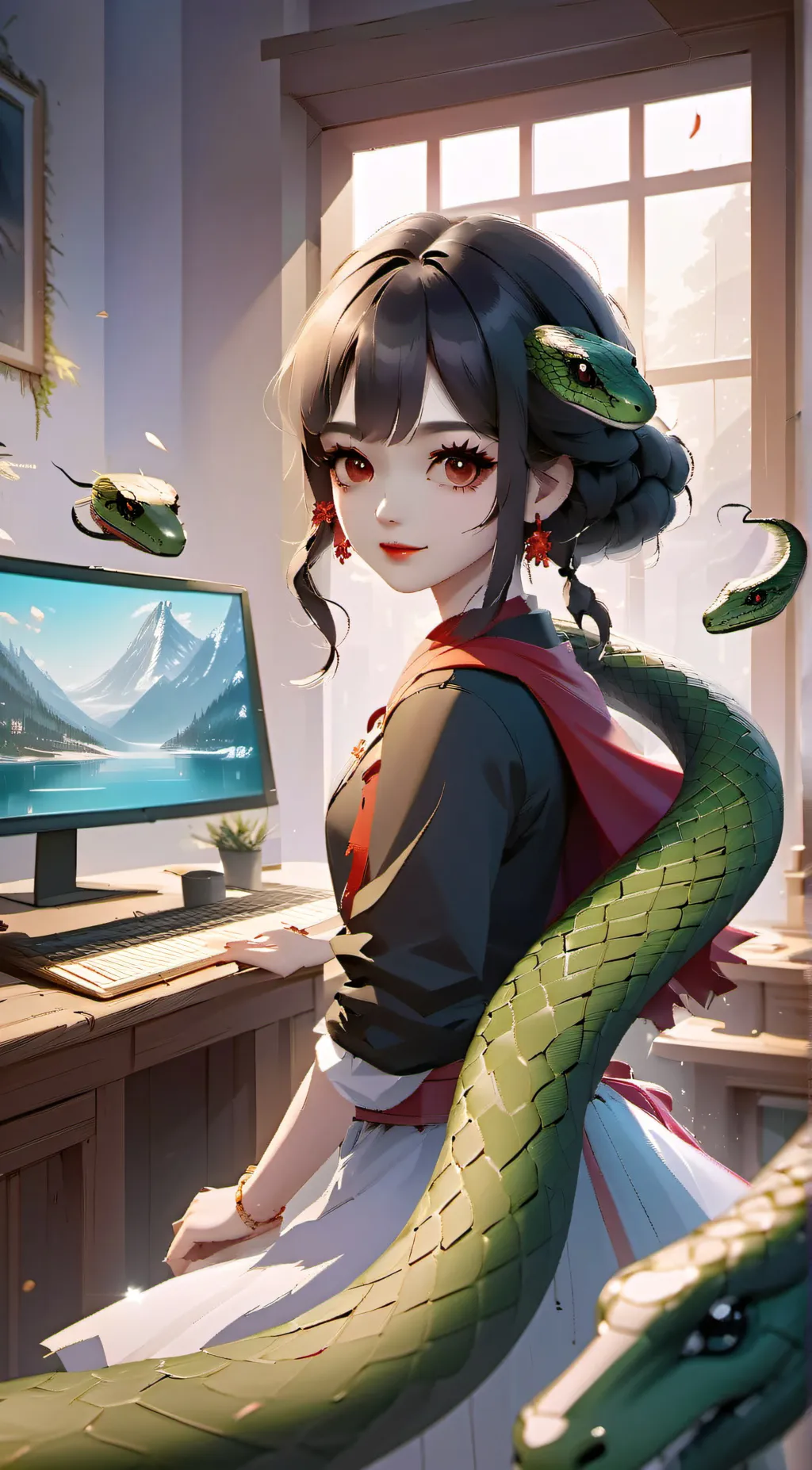 ai character: Elena background