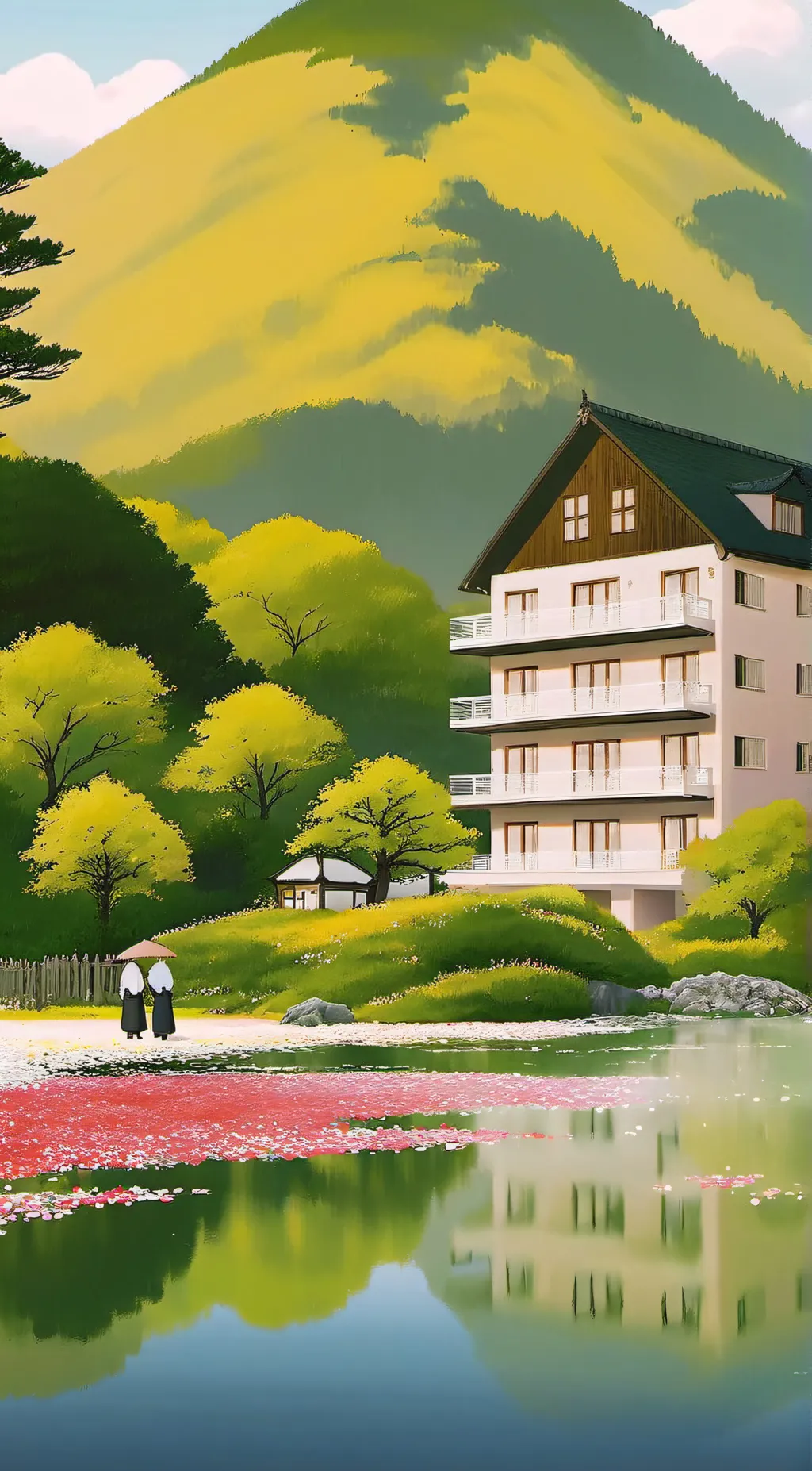 ai character: alastor x Lucifer background