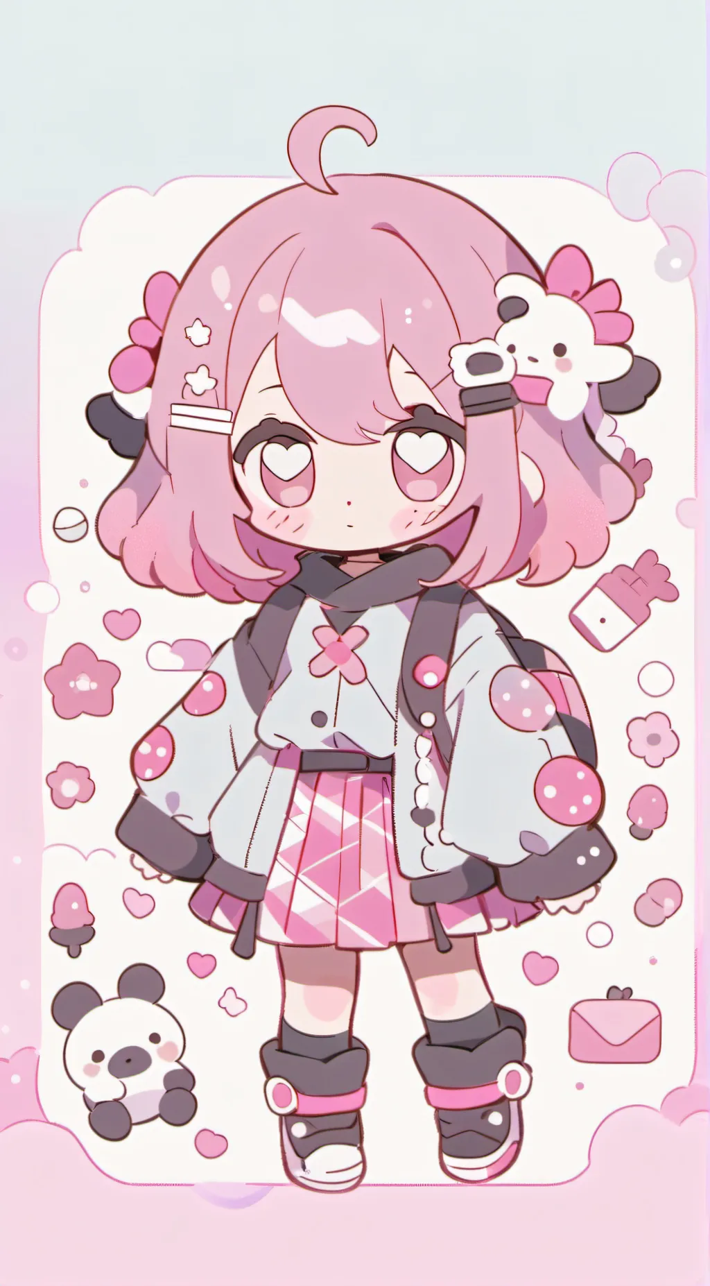 ai character: bun bun background