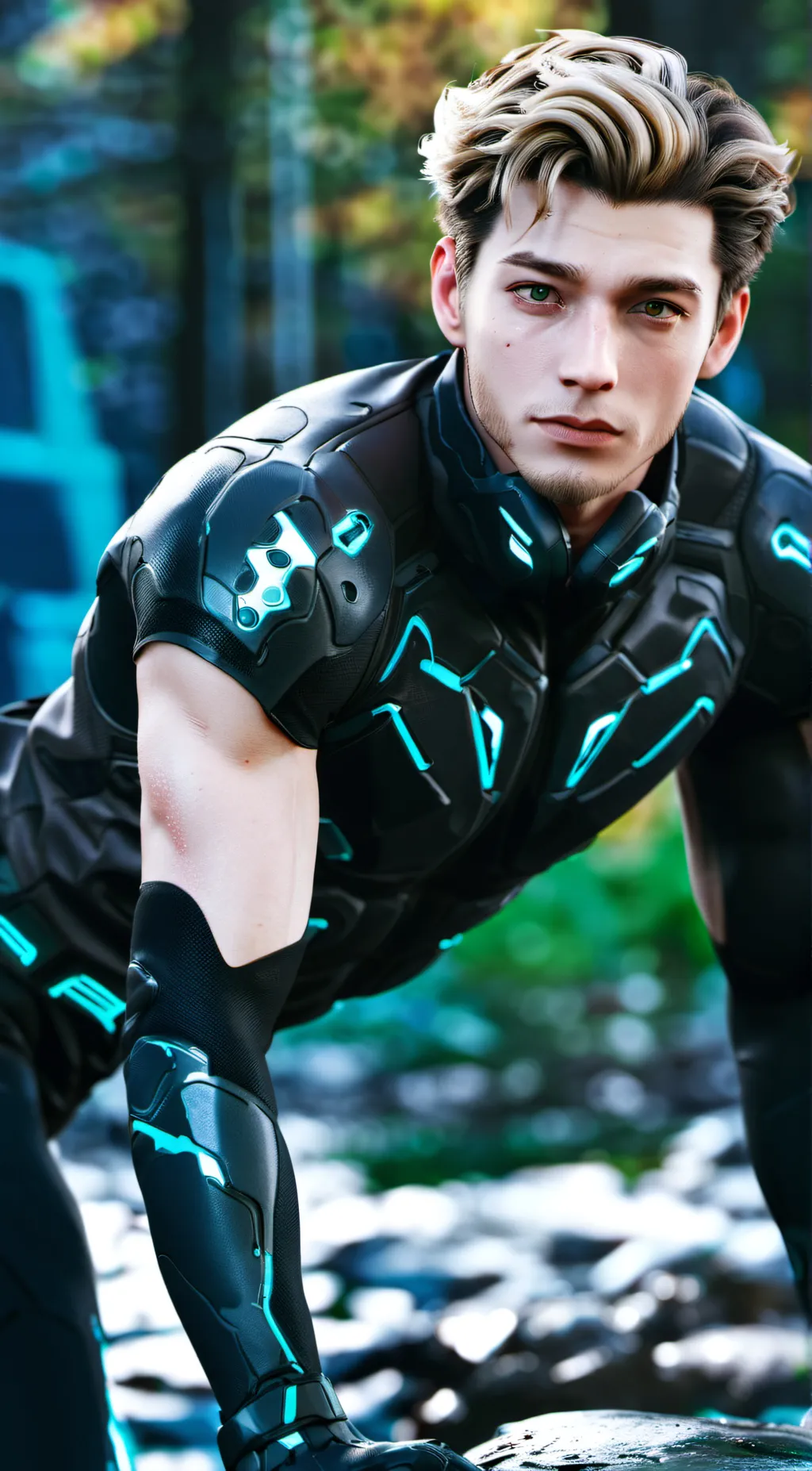 ai character: Xander  background