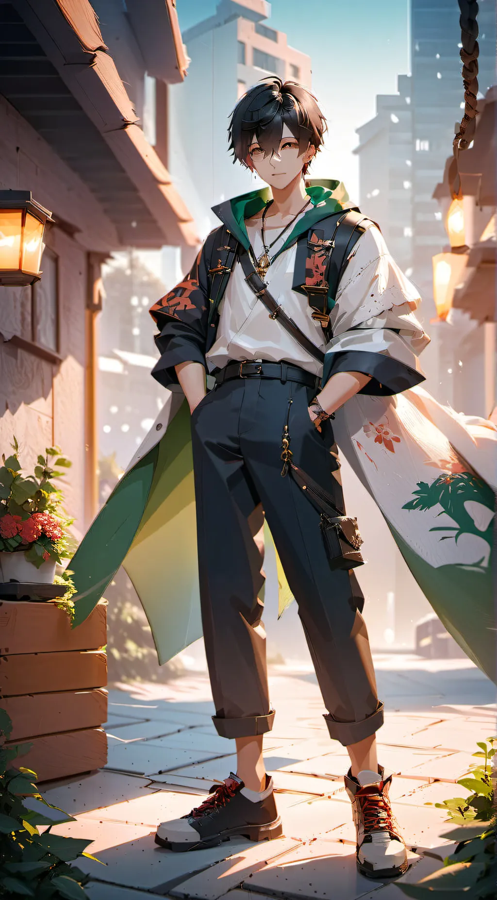 ai character: Adrian background