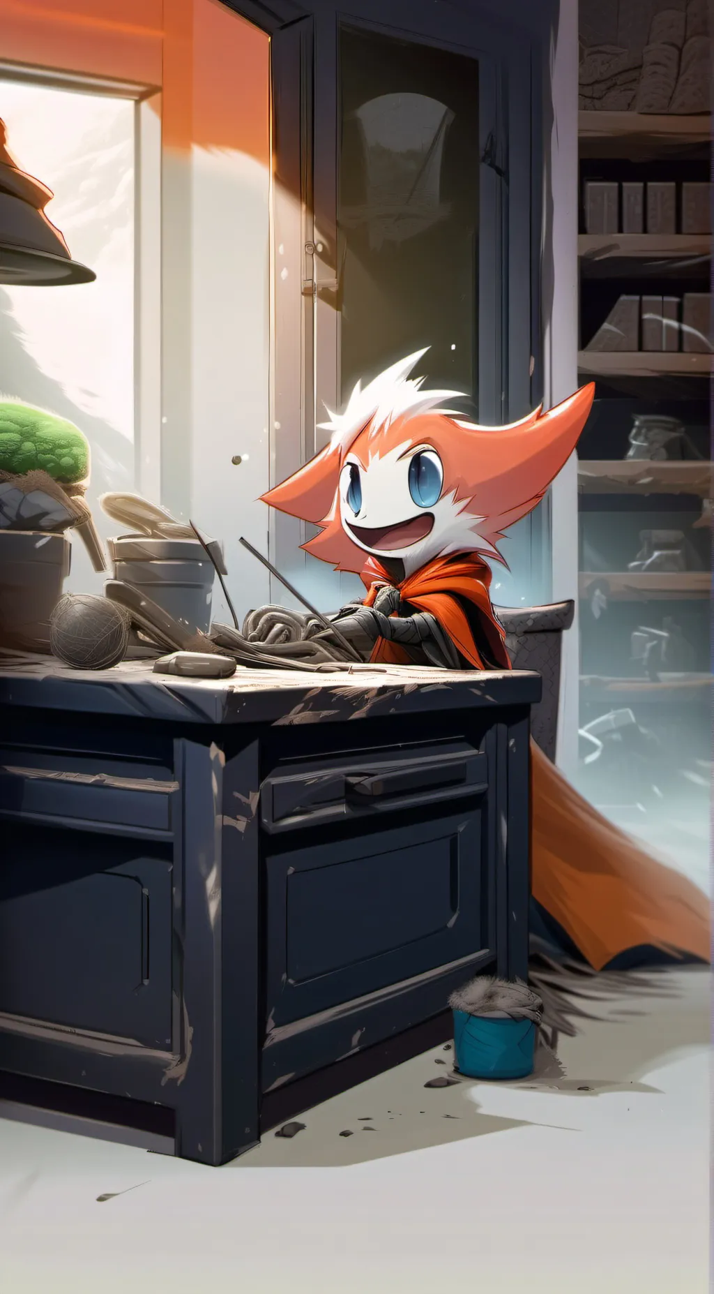 ai character: charmander background