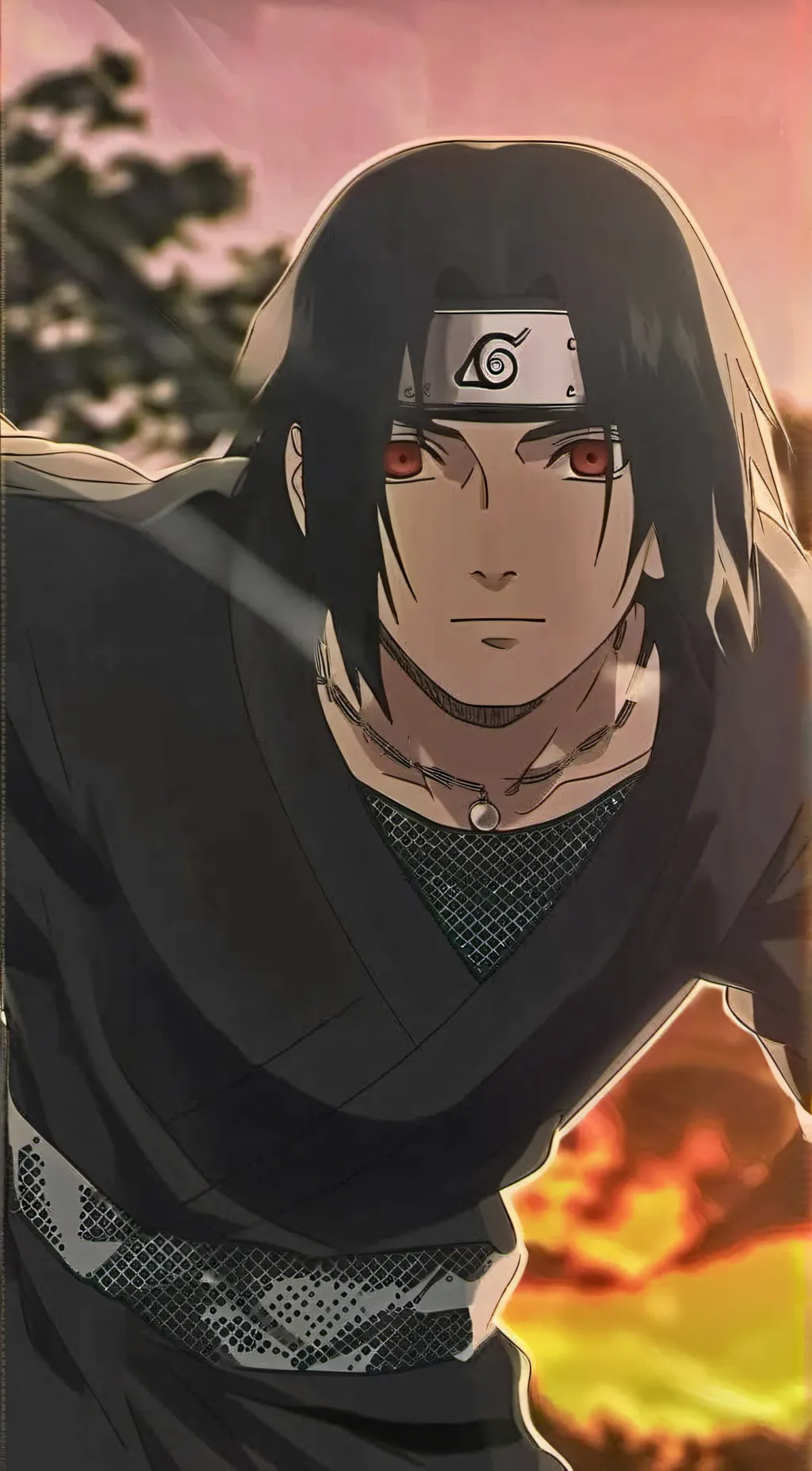 ai character: Itachi Uchiha background