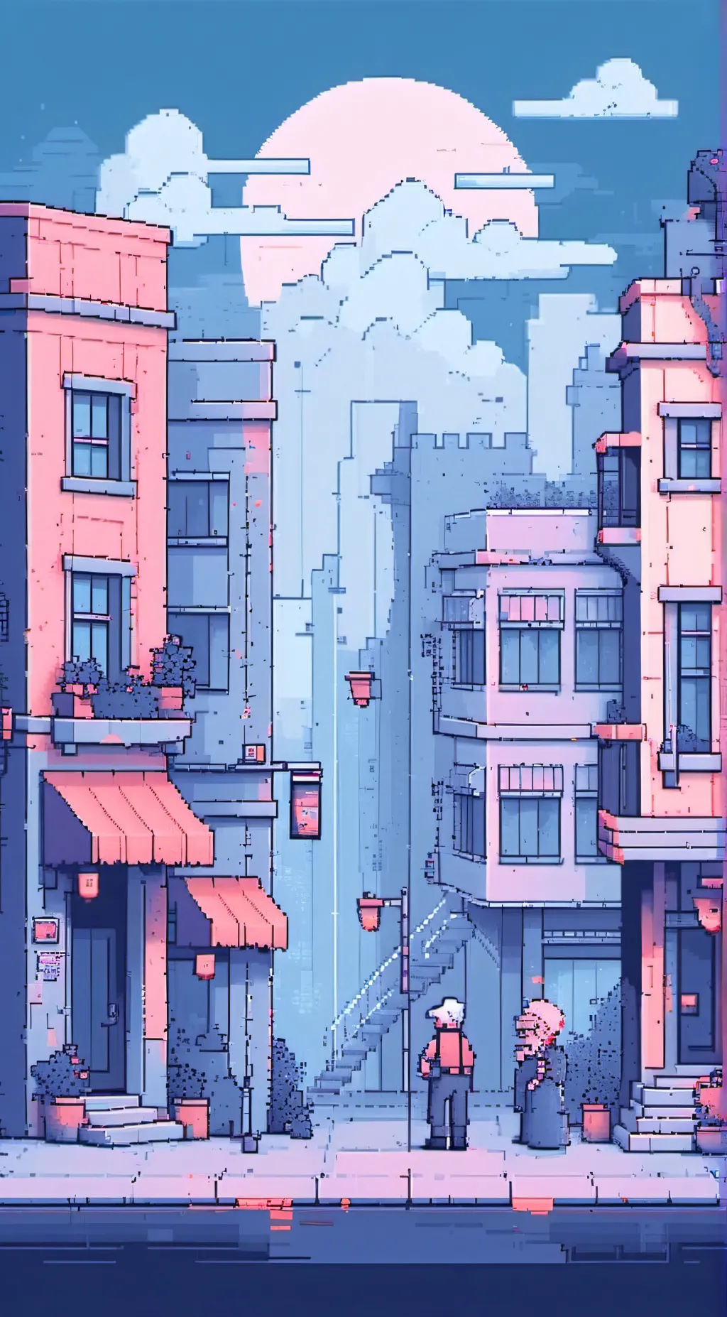 ai character: infected tv women  background