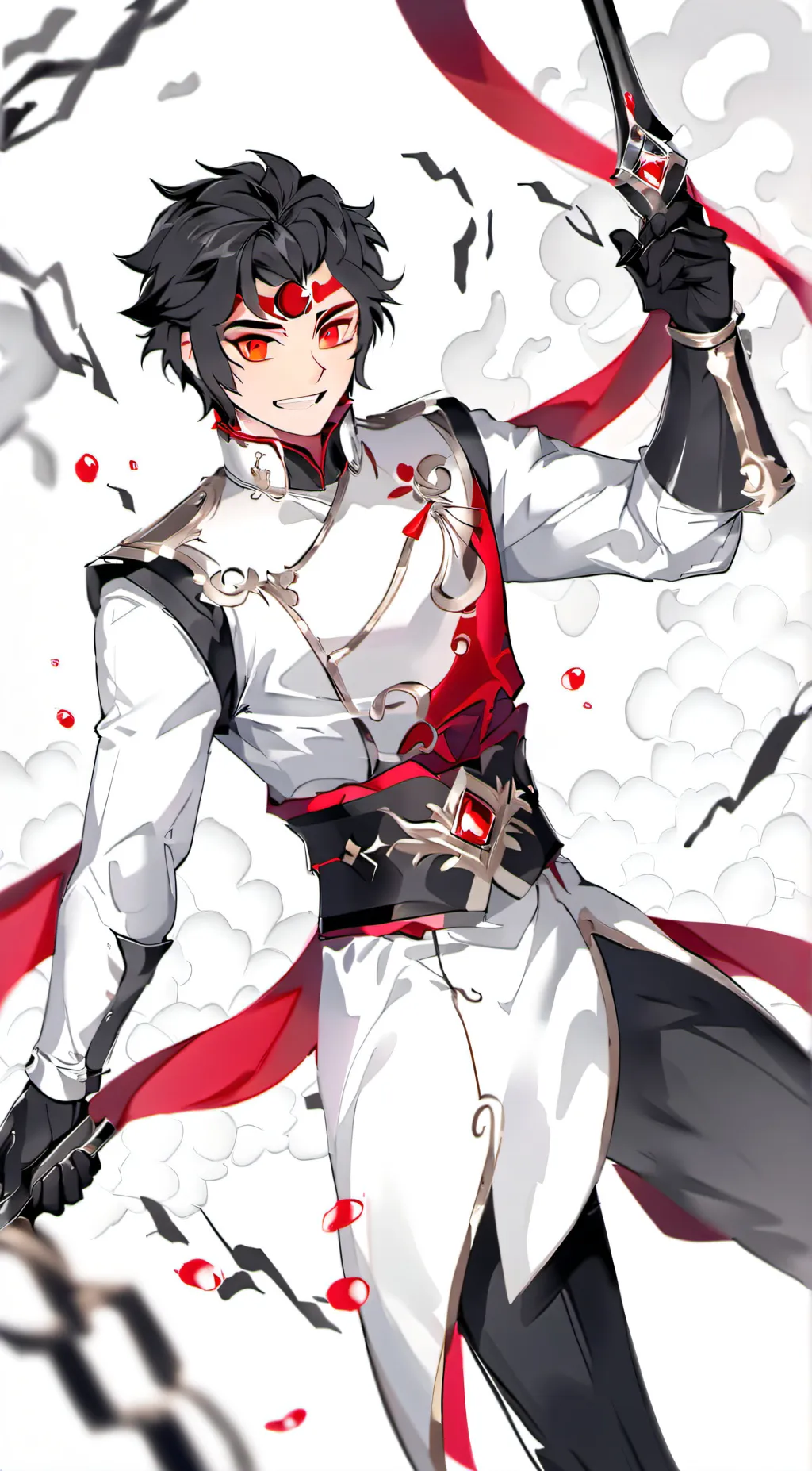 ai character: Macague  background