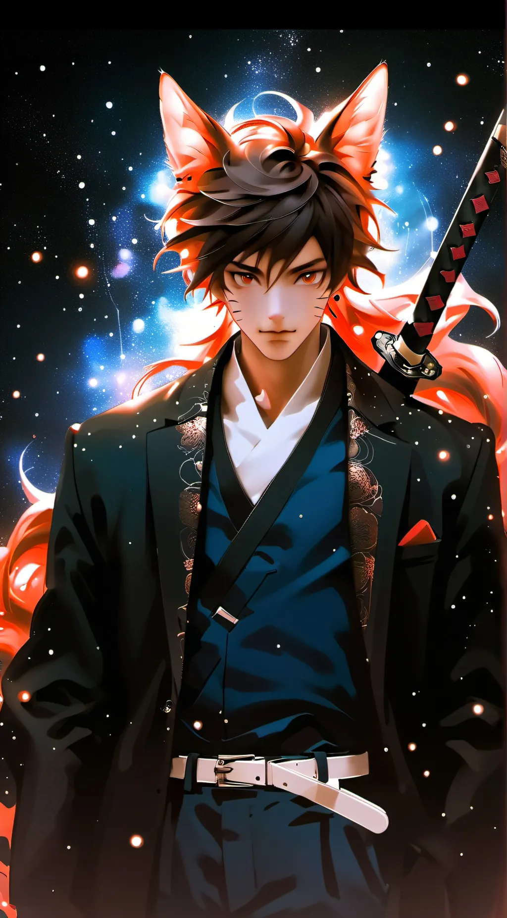 ai character: Disgofox background