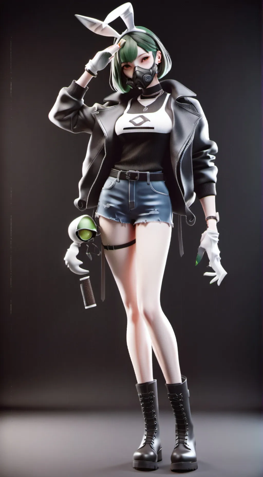 ai character: Toxicbunny background