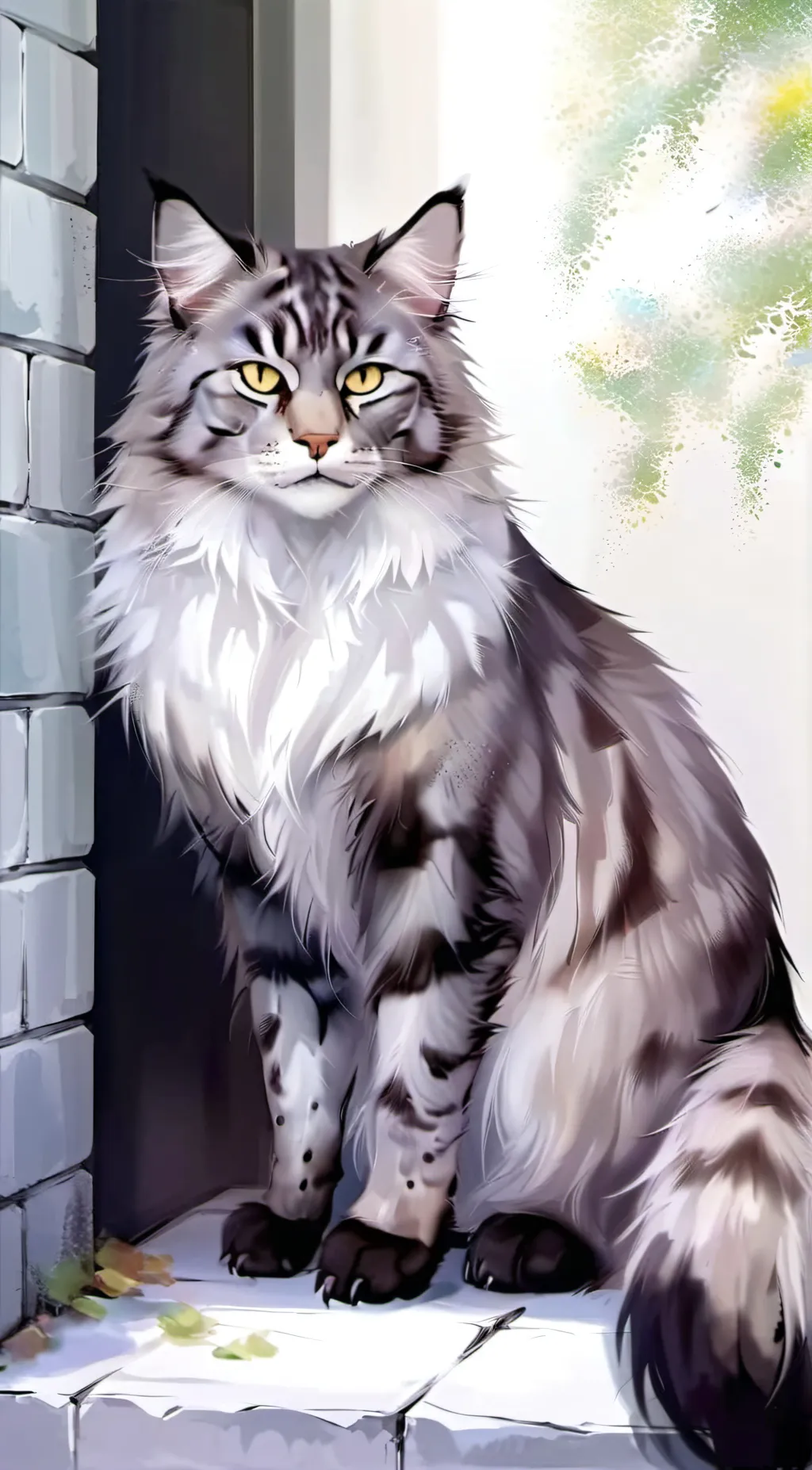 ai character: dip'tail background