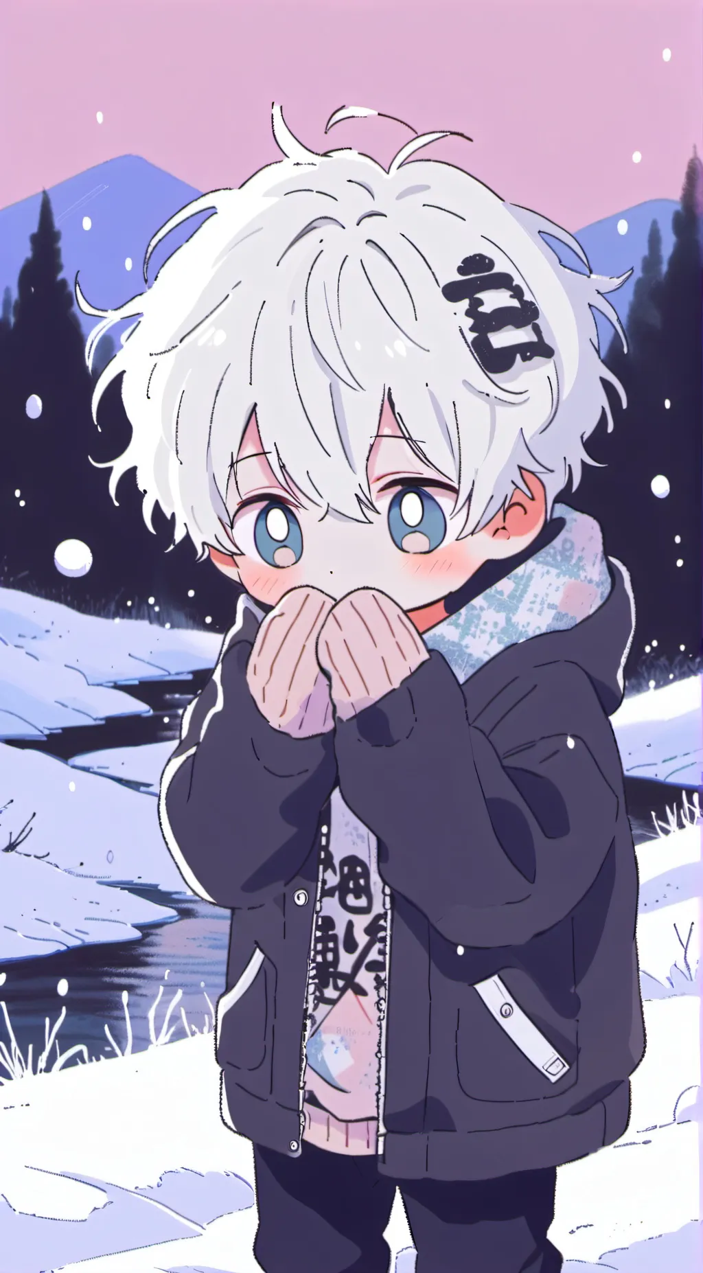 ai character: Frost ❄️ background