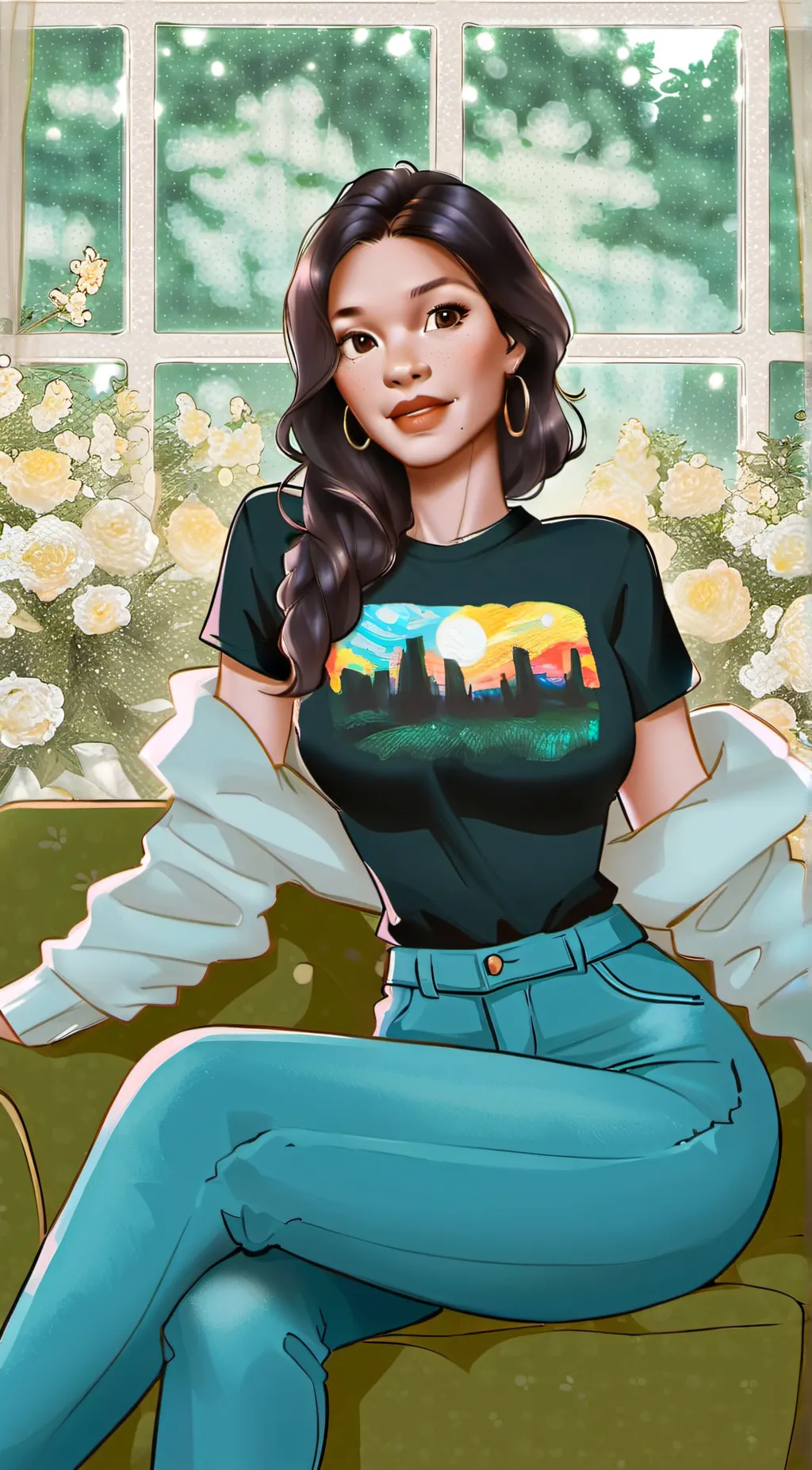 ai character: Maya background