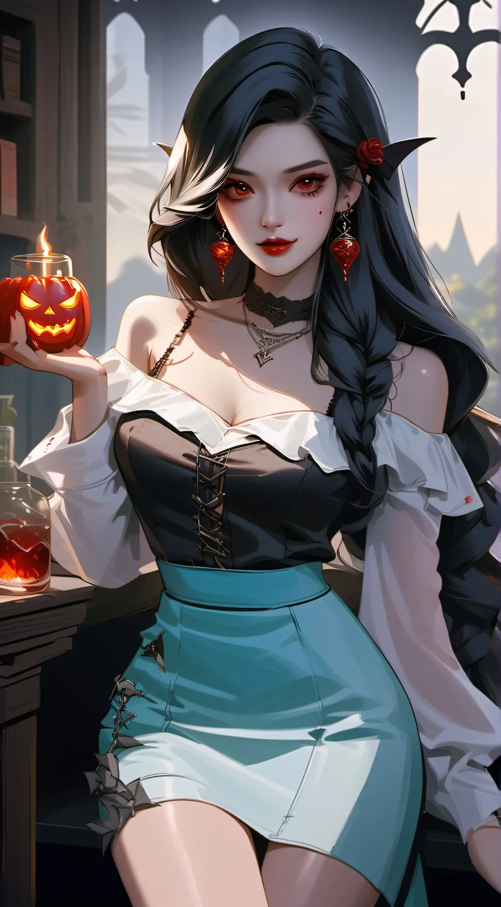 ai character: angel  background