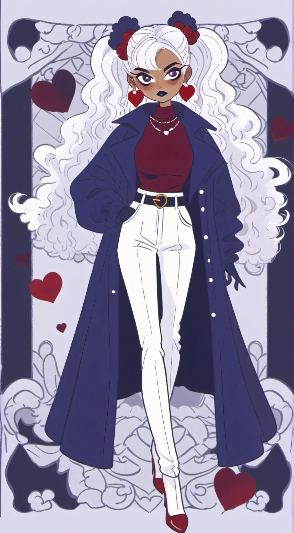 ai character: Velvette  background