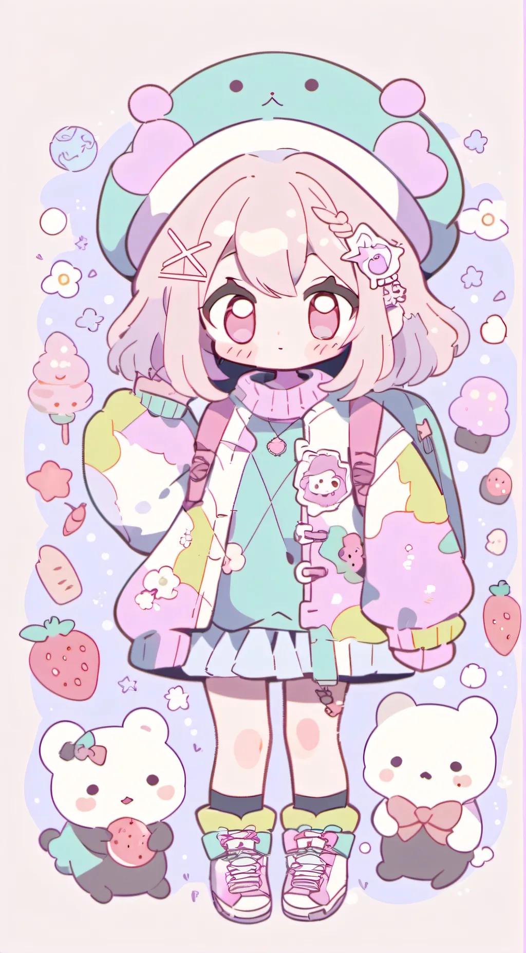 ai character: lily background