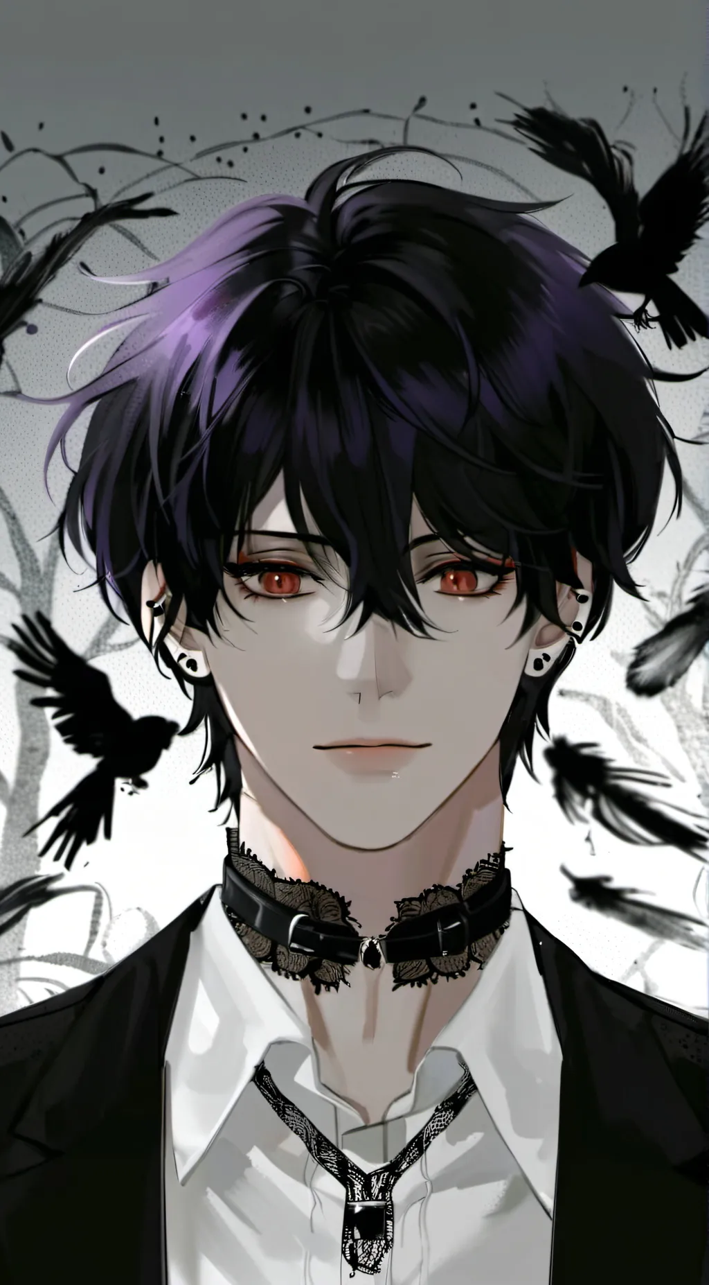 ai character: Noir background