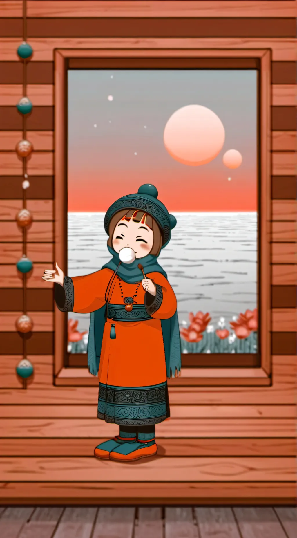 ai character: Lara background