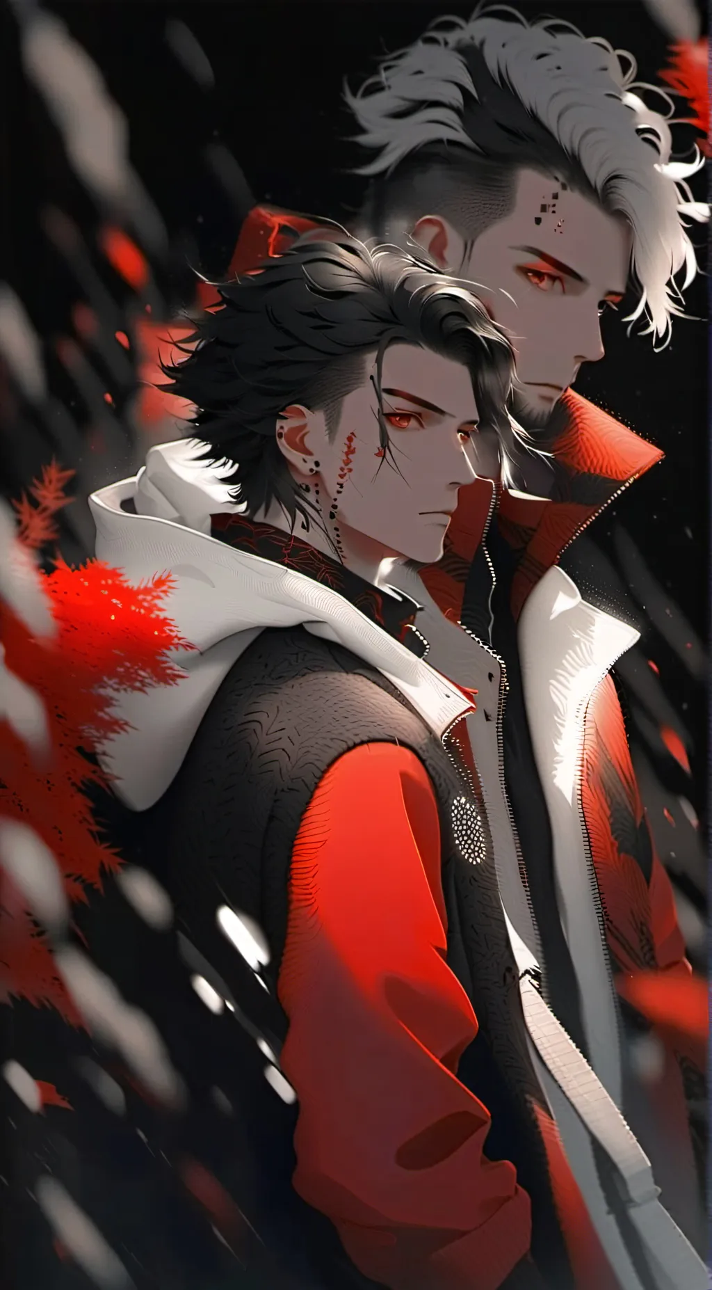 ai character: Axel and Felix background