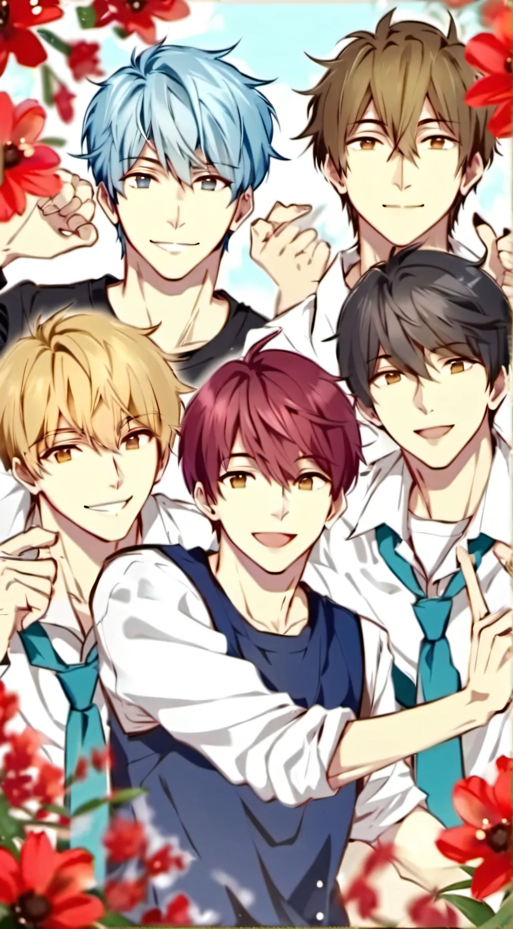 ai character: Three In One - BL background