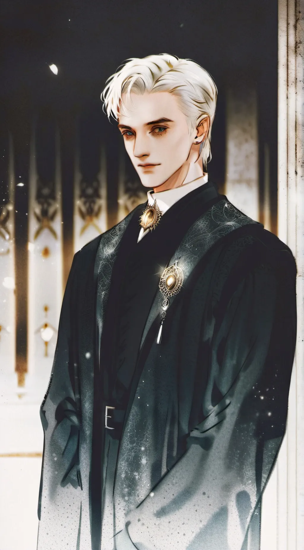 ai character: Draco Malfoy  background