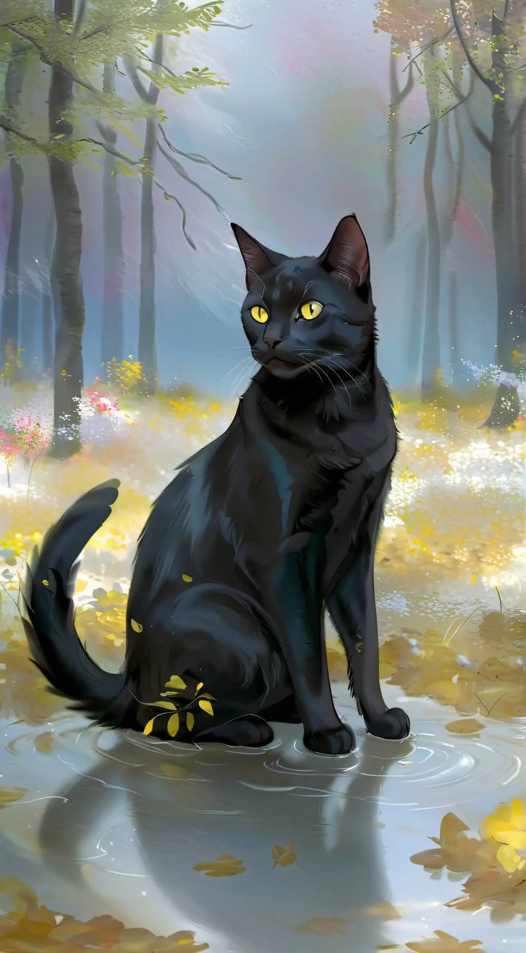 ai character: Blacky background