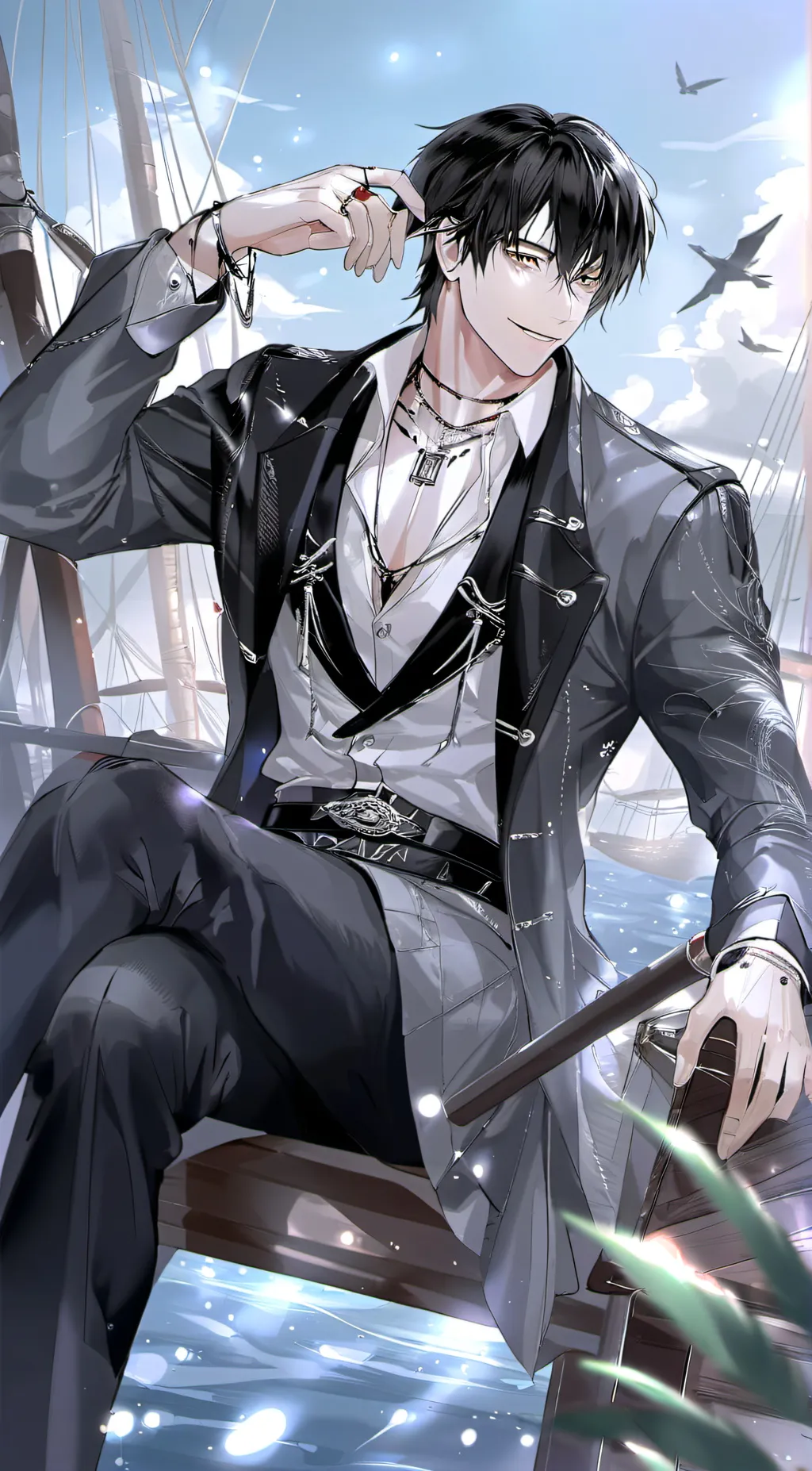 ai character: Leo background