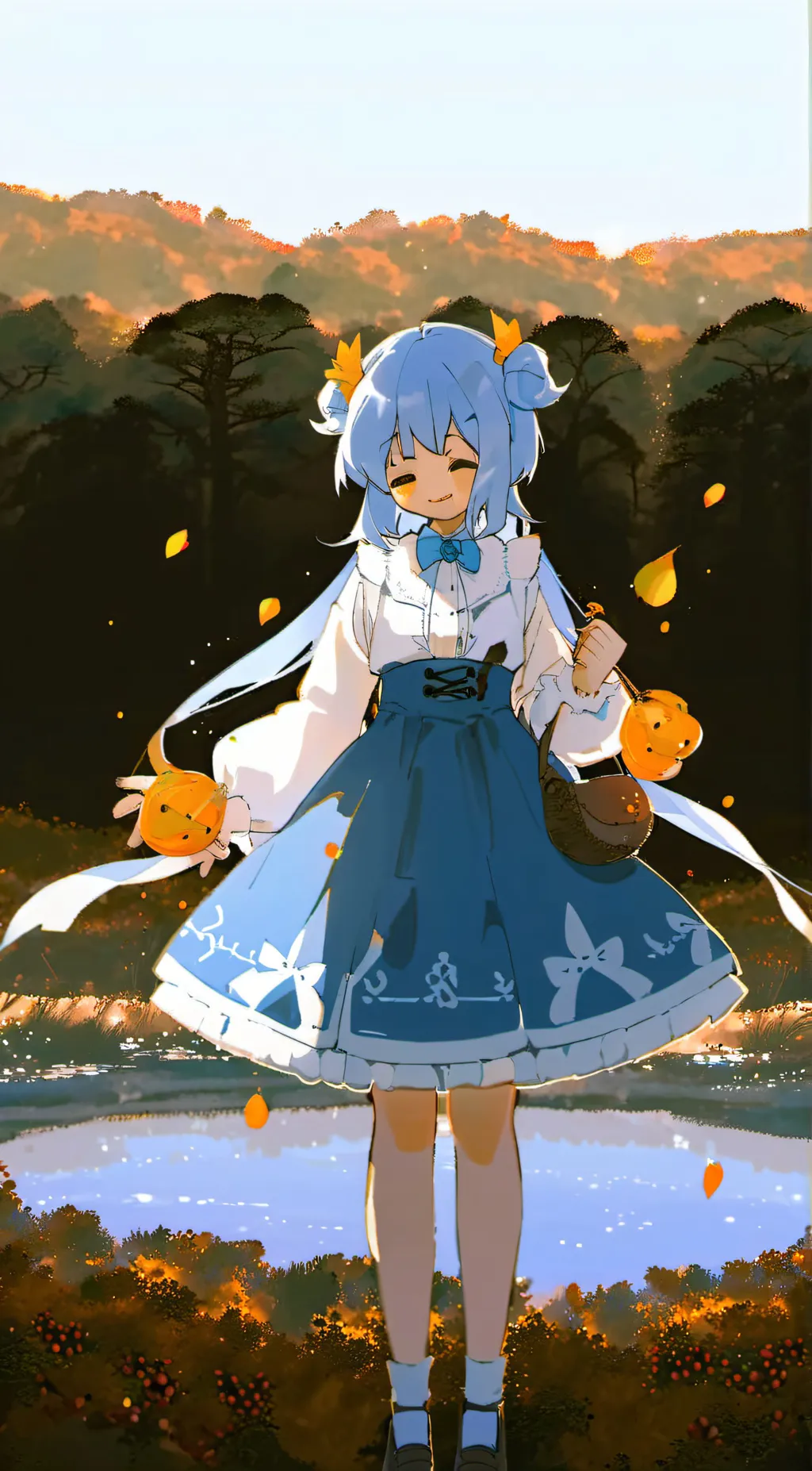 ai character: Blueberrychime background