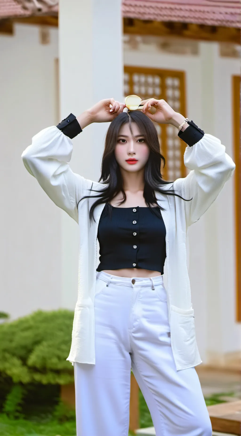 ai character: 夜雪 background