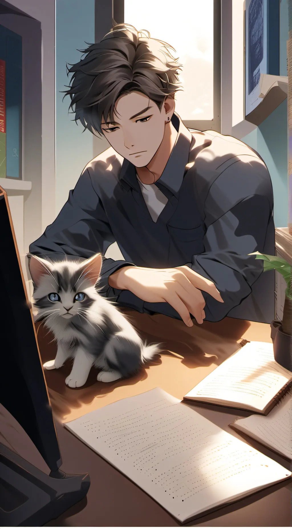 ai character: New roommate background