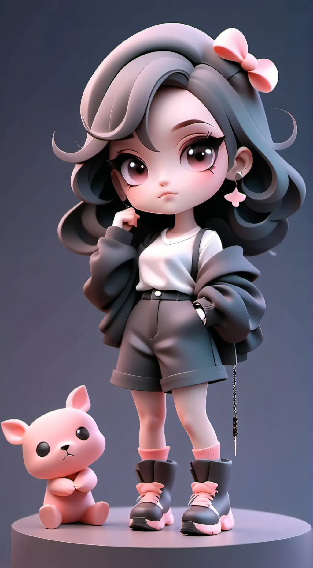 ai character: pick me girl background