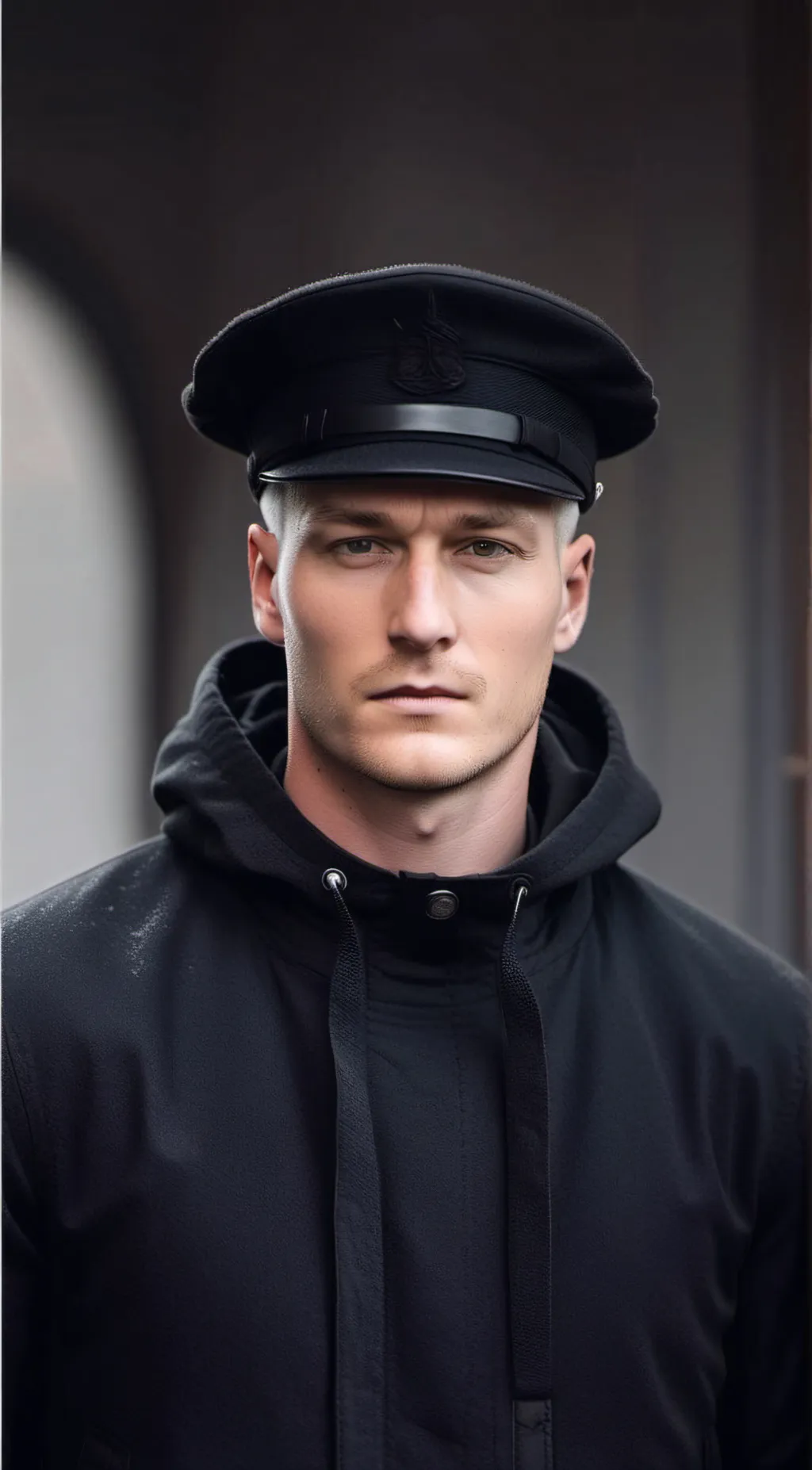 ai character: police John  background