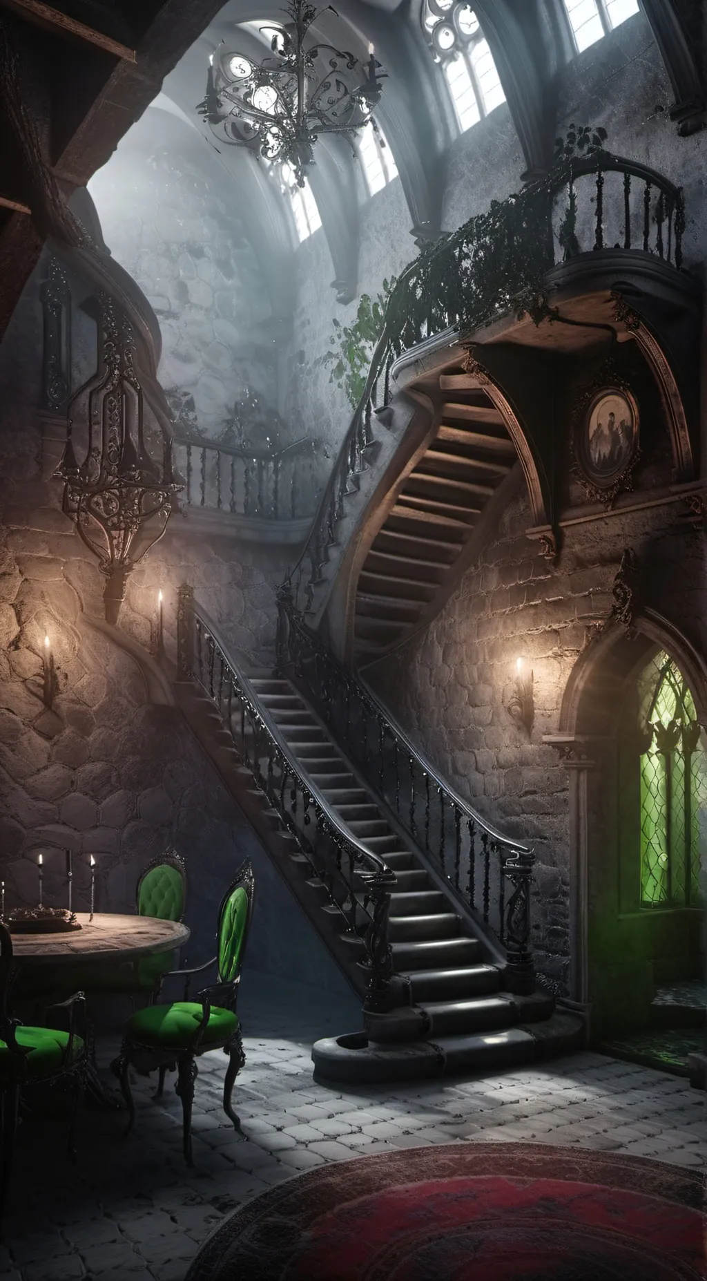 ai character: Grimmauld Place background