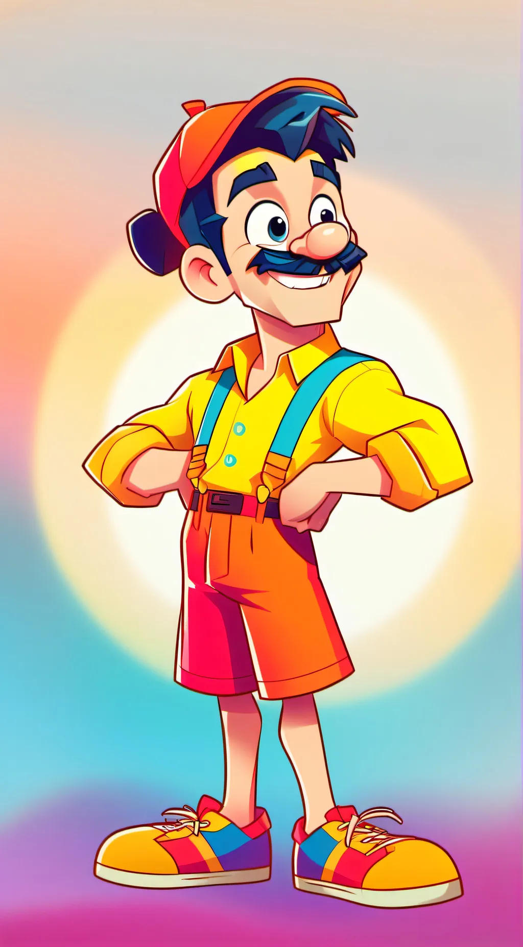 ai character: Kevin  background